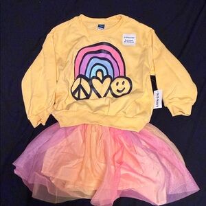 Old Navy Yellow Tutu Dress